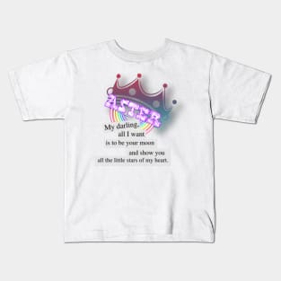 Aster-rainbow with quot Kids T-Shirt